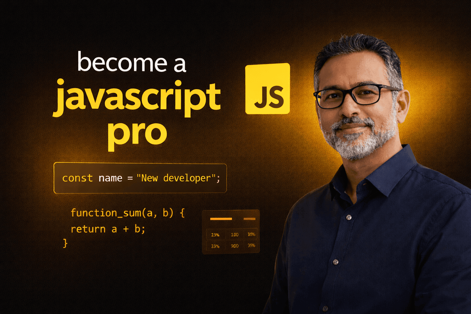 JavaScript code on screen